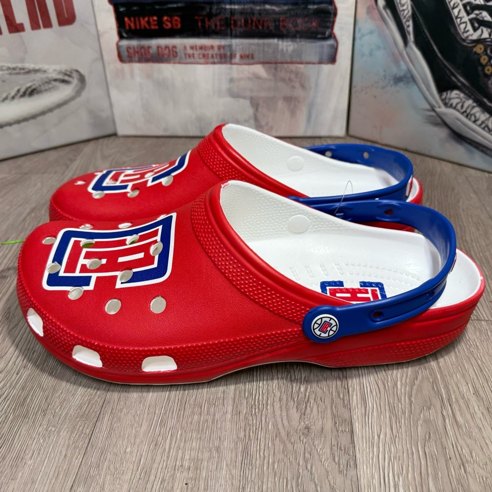 New Crocs NBA LA Clippers Classic Clogs Sizes 9, 11, 12, 13 US Men - Picture 3 of 10